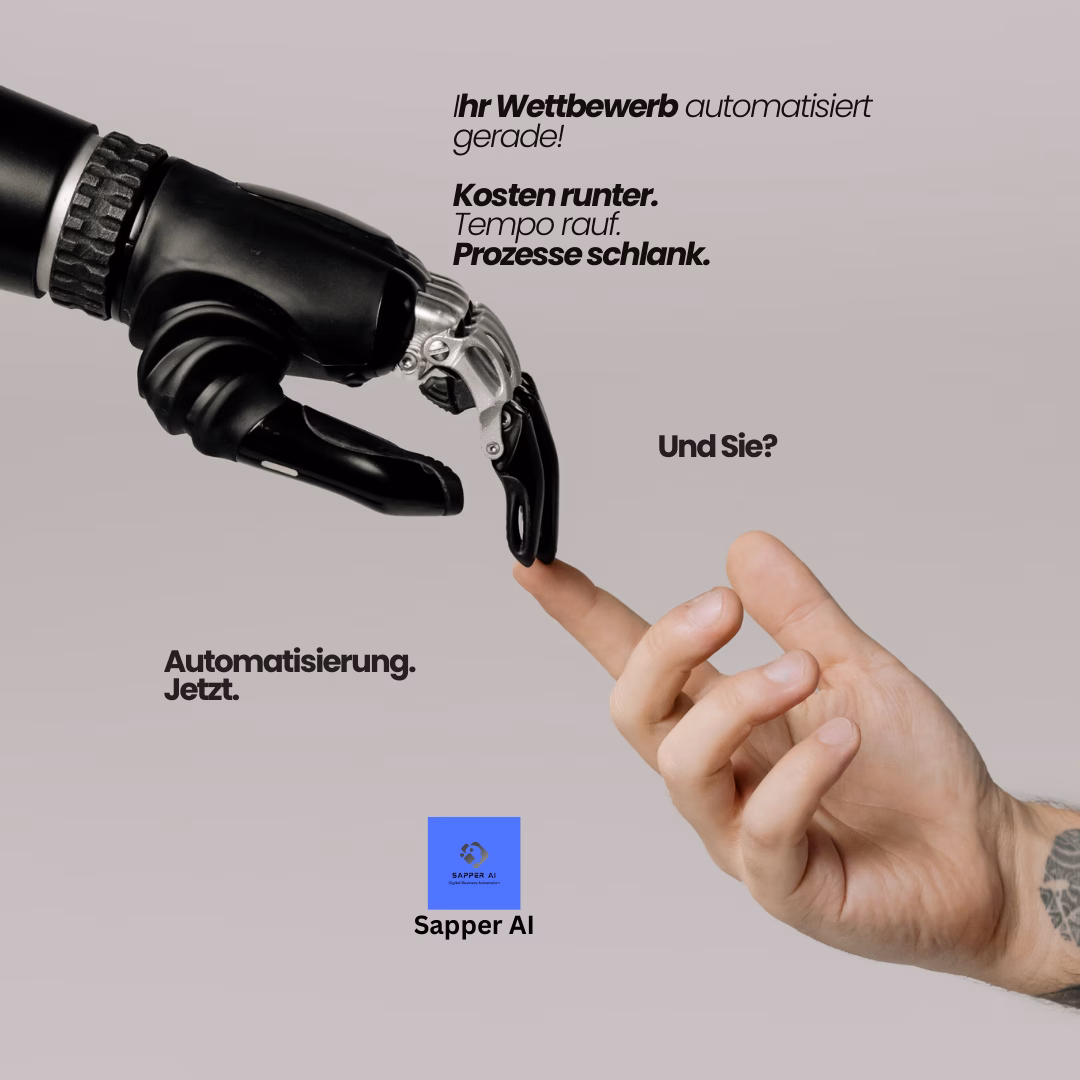 KI Lösungen: Effiziente Technologien für Ihre Zukunft mit Sapper ai. Hamburg, Berlin, München, Wien, Zürich, Konstanz, Stuttgart, Ulm und Frankfurt am Main.